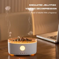 Multicolor Humidifier Aromatherapy Flame Volcano Light TimerFlame Ultrasonic Essential Oil Diffuse For Bedroom Home Yoga Office 2
