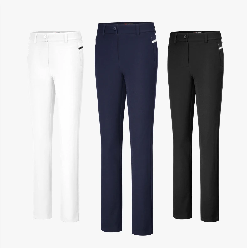 Women's Golf Straight Leg Pants with Laser Perforated Sports