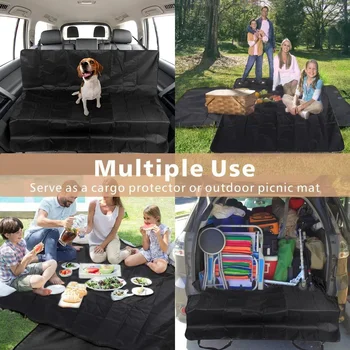 Car Rear Seat Cover Dog Mat Blanket Hammock Pup Travel Pad Protector Durable Fit Pet Protector for Car Truck SUV Waterproof Pads 5