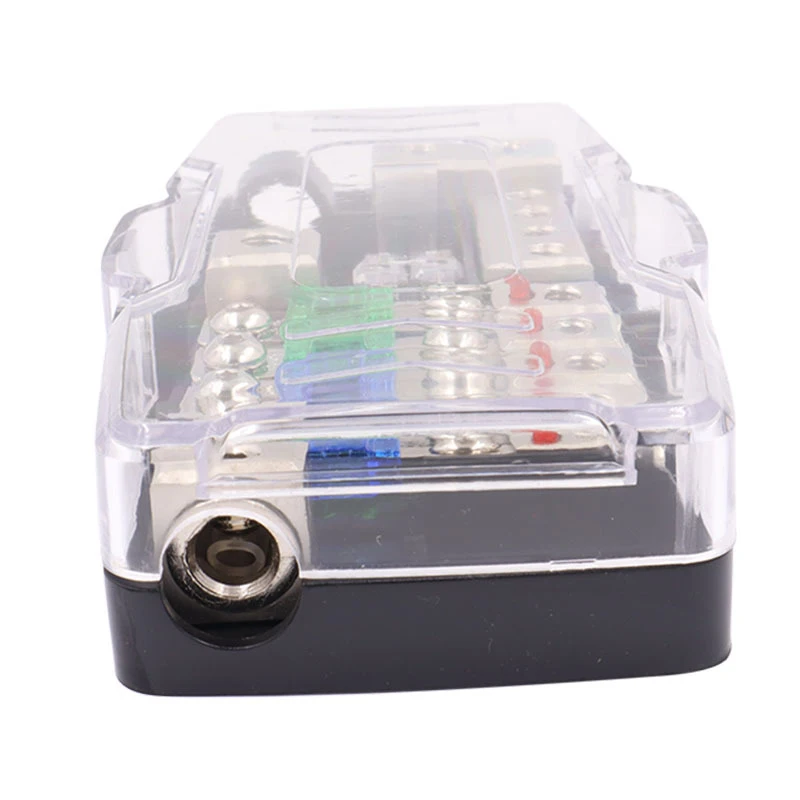 Zinc Alloy Nickel plated Fuse Holder Fuse Box Car Boat RV Power Splitting