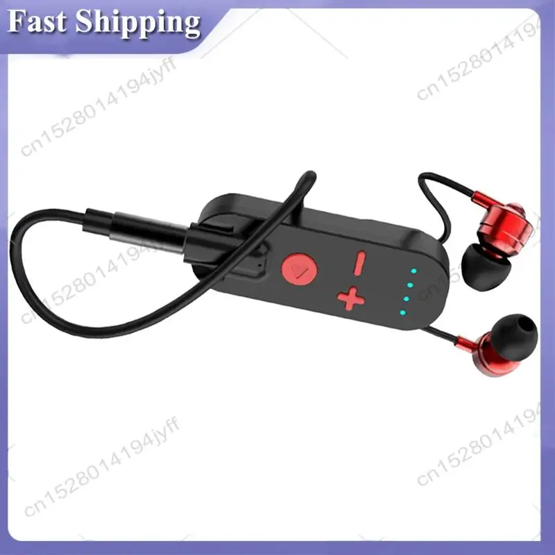 -ABDH Bluetooth 이어폰 무선 오디오 수신기 어댑터 ANC+ENC 소음 차단 게임/음악/통화 Hifi 스테레오 AUX 마이크