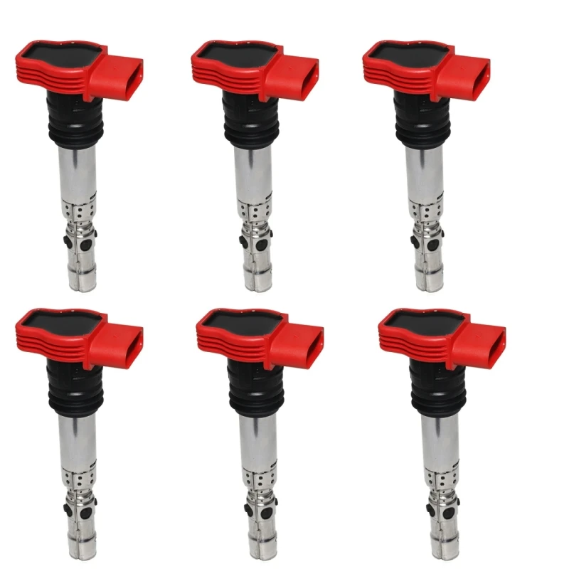 

6 PCS ​Auto Ignition Coil For AUDI A4 2002-2005 A4 QUATTRO 2002-2006 A6/A6 QUATTRO2002-2006 V6-3.0L 06C905115A 06C905115B