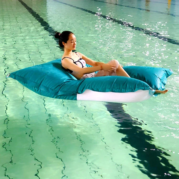 Summer Pool Bean Bag Popular Outdoor Beach Bean Bag Large Waterproof Floating Lazy Sofa