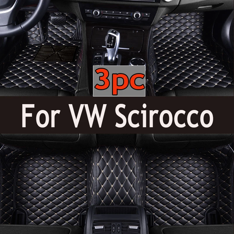 

Custom Car floor mats for Volkswagen VW Scirocco 2009 2010 2011 2012 2013 2014 2015 2016 2017 auto foot Pads automobile carpet