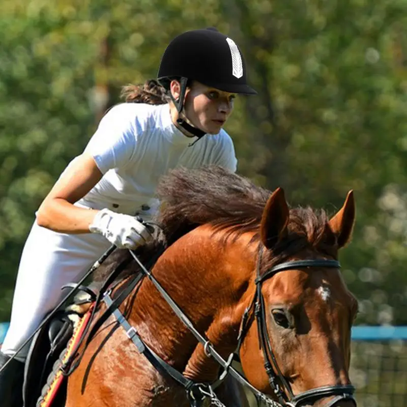 Equestrian Horse Riding Helmet Breathable Durable ABS Safety Half Cover Headgear Breathable Safety Hats For Equestrian Riders ﻿ 2