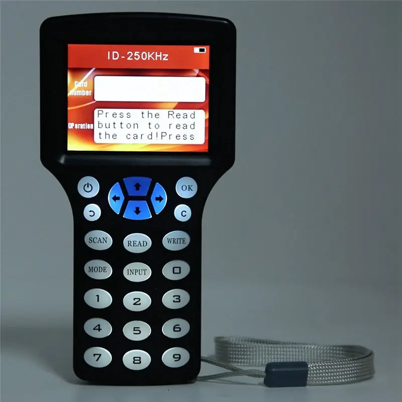 ABKN-10 주파수 RFID 스마트 카드 리더기 복사기 +5XCUID 카드 125K 13.56Mhz RFID 복사기 키 복제기