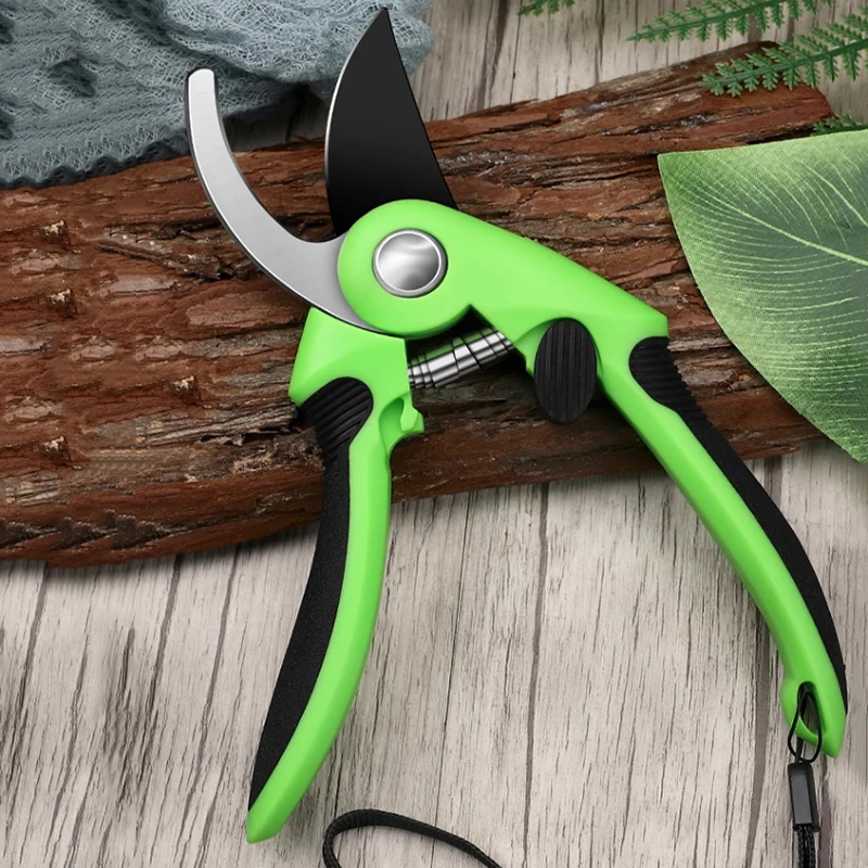 

Garden Shears Stainless Steel Green Plant Pruning Shears Household Pruning Shears Powerful Garden Fruit Tree Pruning Tool