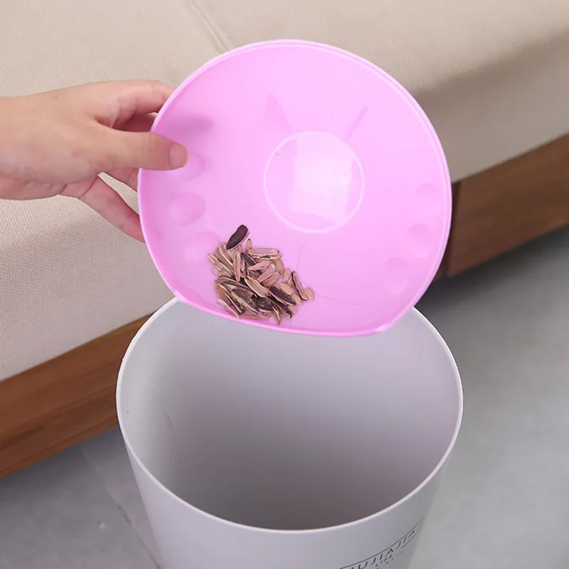 Bowl Double Layer Dry Fruit Containers Snacks Seeds Storage Box Garbage Holder Plate Dish Organizer With Phone holder WF snack bowl snack dish