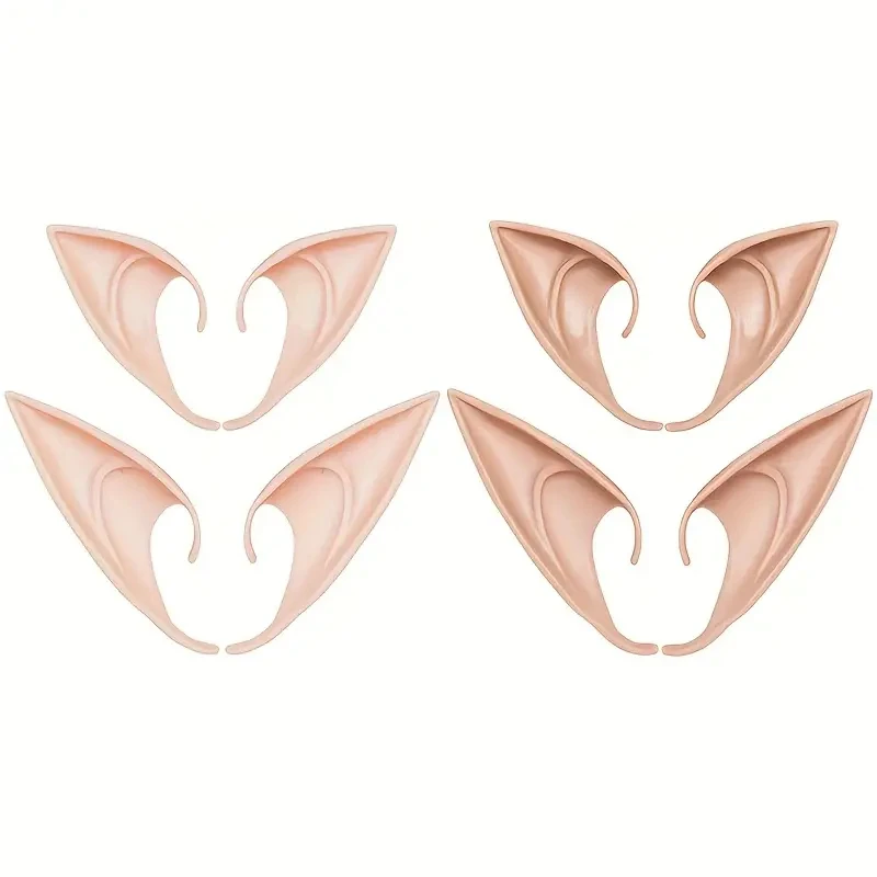 Artificial elf ears Cosplay Fairy Elf Soft Silicone Vampire Elven Ears Christmas Masquerade Party Anime Costume Props Accessories
