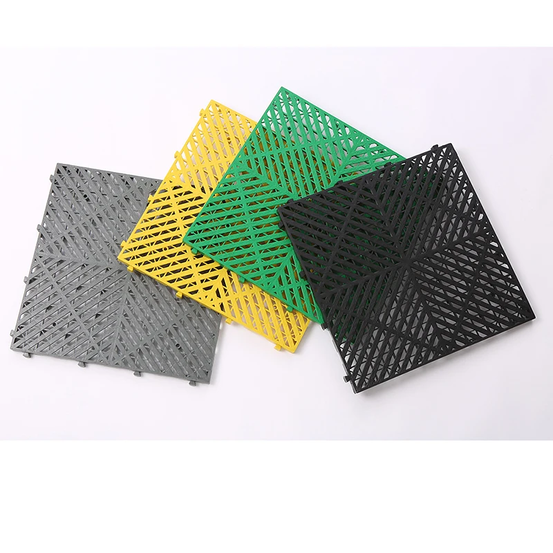 1.8cm Thickness Plastic Grille Splicing Mat Car Wash Room Square Floor  Drain Grid Non-slip Mat Professional Car Beauty Center - Mat - AliExpress