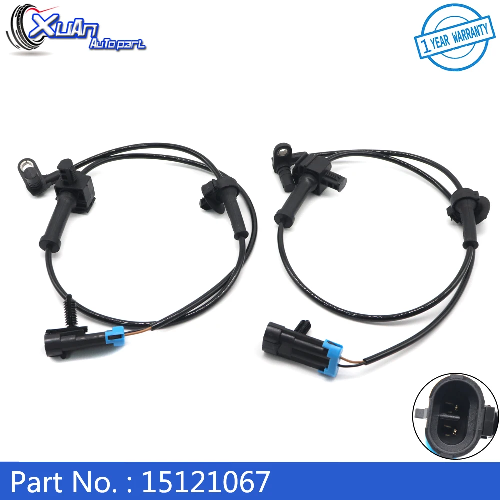 Xuan Abs Sensore Di Velocità Della Ruota Posteriore Sinistro E Righ 15121067 20763147 Per Cadillac Escalade Esv Ext Per Chevrolet Tahoe Gmc Yukon 07-1