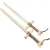 2pcs 40cm Wooden Sword Toy Durable Wholesale Boy Children Props Samurai Outdoor Sword Cosplay Katana Sword Unique Toys Gift 1