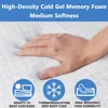 4.5 Inch Cold Gel Memory Foam Sofa Bed Mattress Replacement for Sleeper Sofa and Couch Beds Queen Size Sofa 5