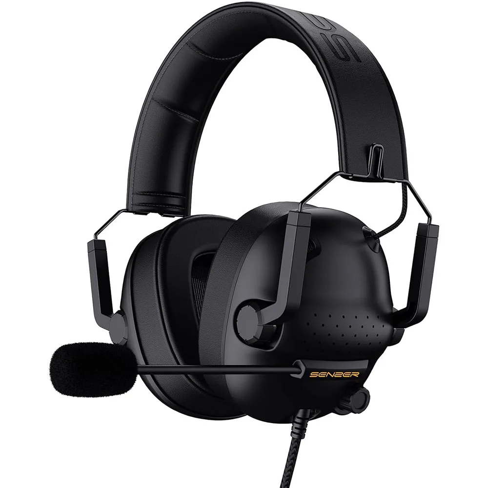 Cuffie da gioco cablate con microfono per PC, Xbox One Series, Ps4, Ps5, Switch, cuffie con cancellazione del rumore per laptop, Nintendo, giocatori