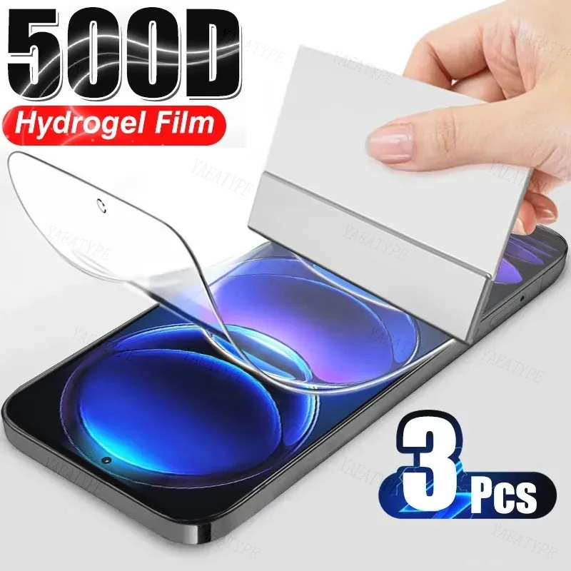 

3Pcs Hydrogel Film For Xiaomi Redmi Note 12 11 10 Pro 10S 11S 12S Screen Protector For Redmi 10A 10C 12C 12 Protective film