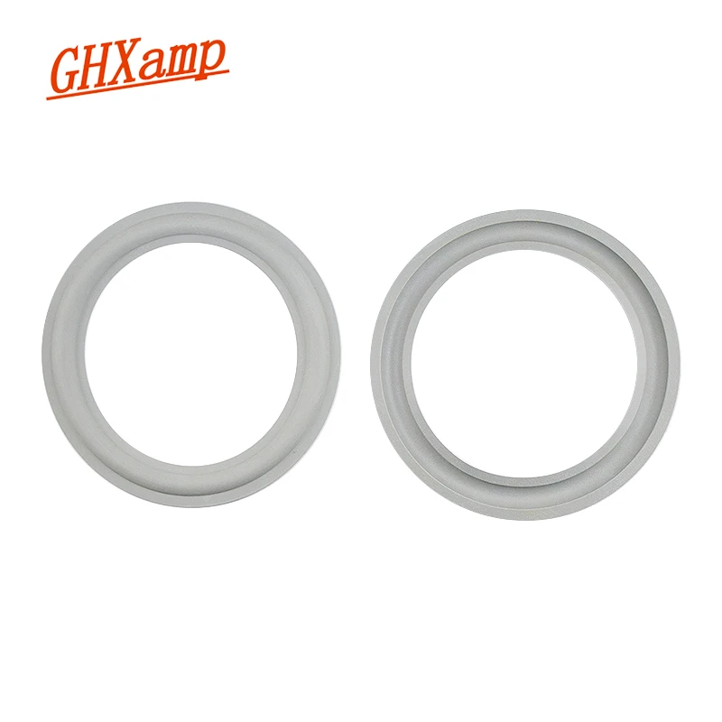 GHXAMP 6.5 인치 153mm 스피커 혼 고무 엣지 링 제거 수리 액세서리 B&W 2pcs 용 회색 흰색