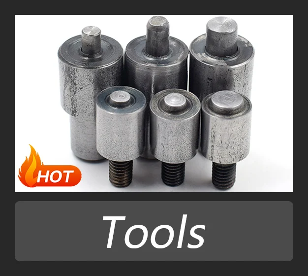 Kit 10 Set Occhielli Metallo 30mm Per Tessuti E Pelle - Tono Argento