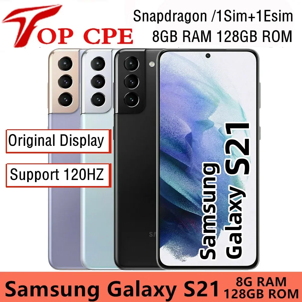 Samsung galaxy s21 ultra 5g G998u1 128gb 256GB Rom 12GB Ram 6.8 Snapdragon  888 NFC Octa Core Original Unlocked Esim Cell Phone - AliExpress