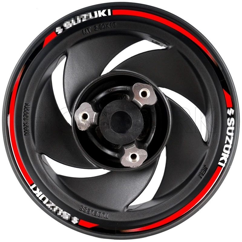 

Motorcycle Accessories Wheel Hub Wheel Rim Sticker Reflective Stickers for 10/12 Inches Wheel Hub Suzuki Uy125