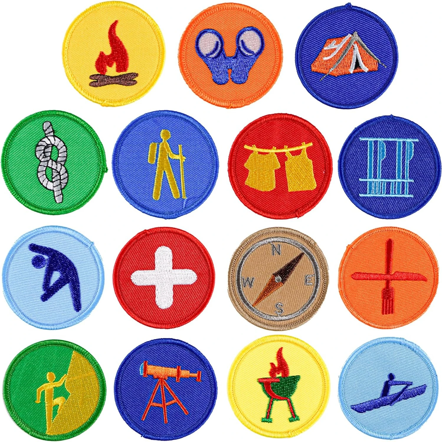 Parches redondos para planchar para ropa insignias de explorador para parches-redondos-para-planchar-para-ropa-insignias-de-explorador-para