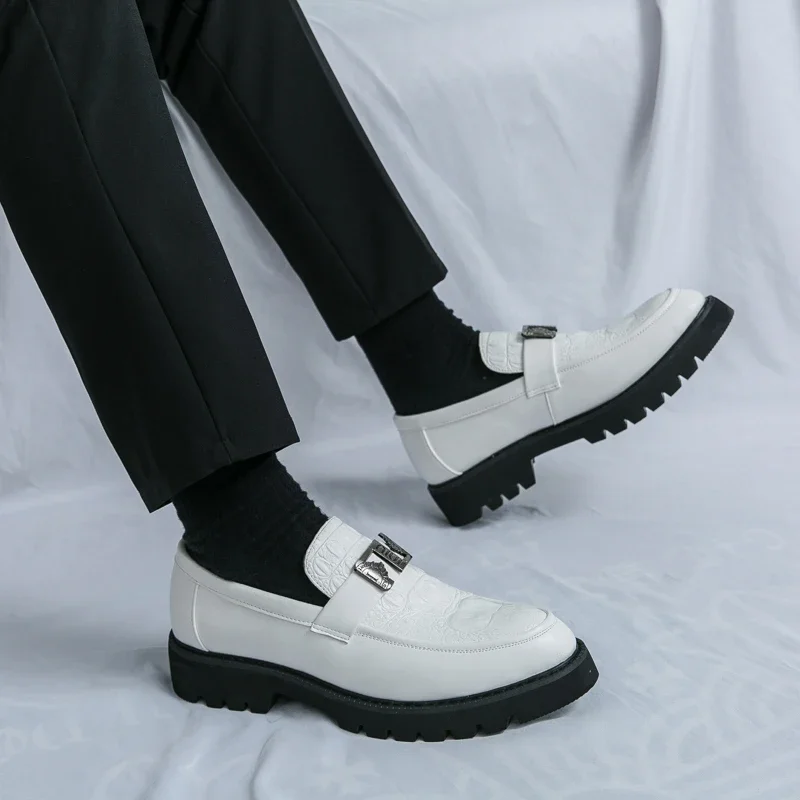 S580fde712d96442590c0f61276c13902z Stylish VIPOL White Loafers for Men Slip-On Dress Shoes for Parties