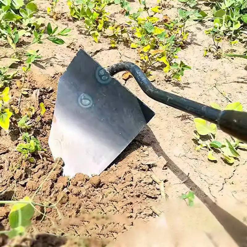 Handheld Hollow Hoe Thickened Manganese Steel Agricultural Weeding Hoe Planting Vegetable Gardening Loosening Soil Weeding Tools 5
