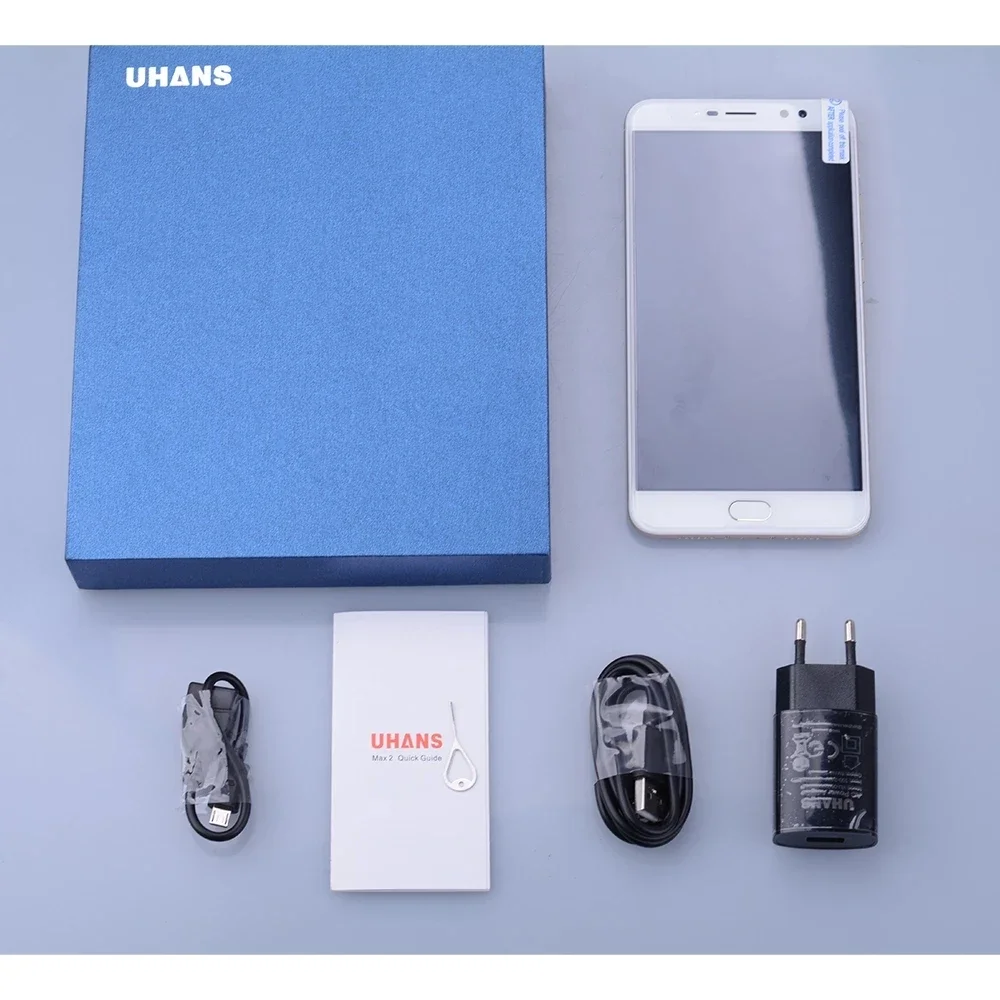 Uhans Max 2 4GB RAM 64GB ROM Smartphone MTK6750T Octa Core 13+13 MP CellPhone Fingerprint 4G LTE 4300mAh Battery Mobile Phone 6
