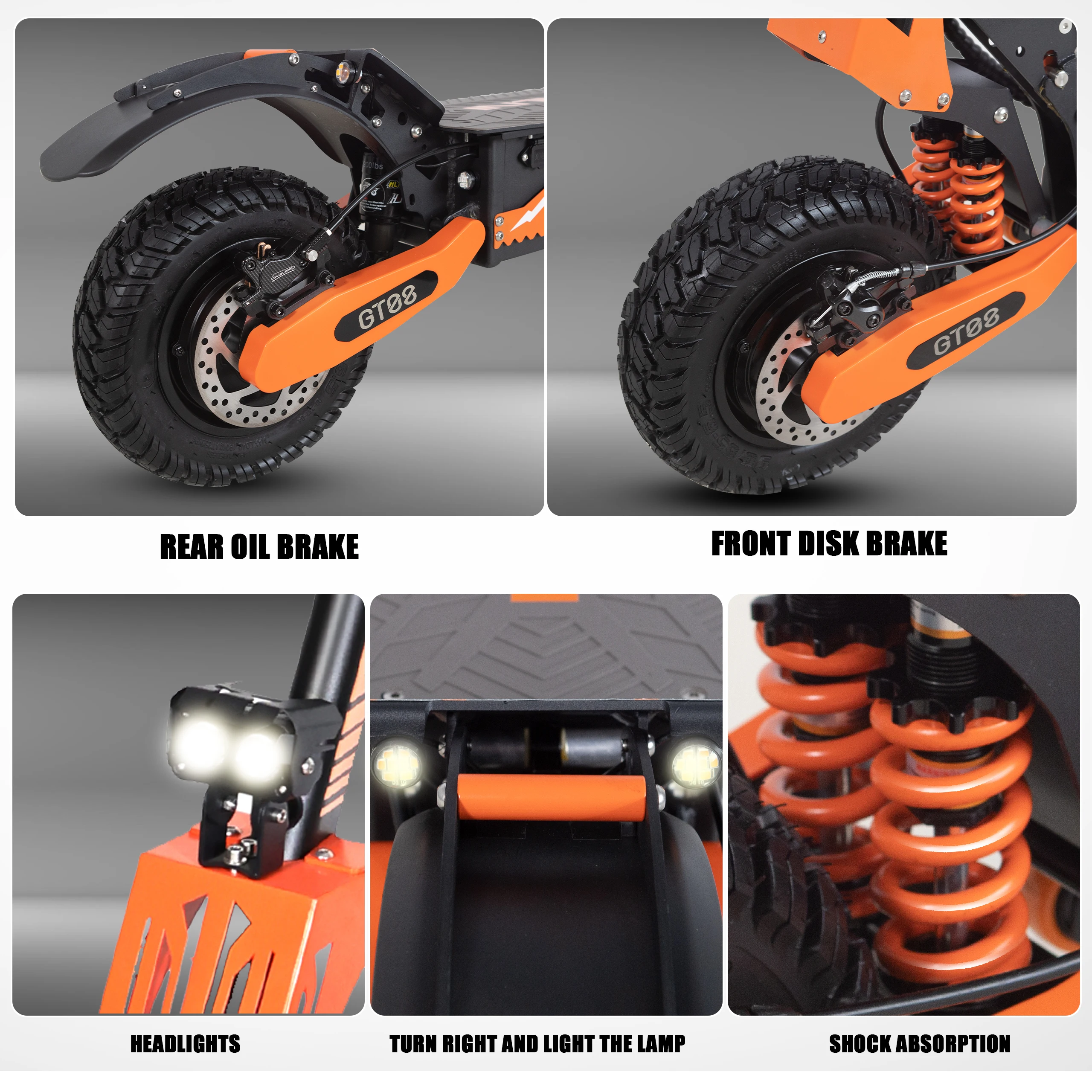 Arwibon 5600W Dual Motor E-Scooter 4