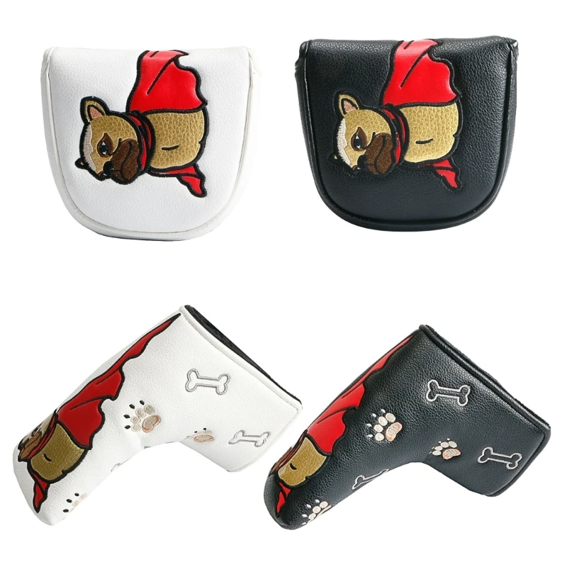 

2024 New Golf Putter Blade Cover Putter Headcovers Golf Club Head Covers for Putter Leather Golf Putter Head Cover with