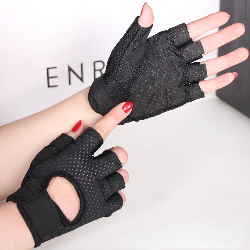 Description Picture 3 of itemGym Gloves Fitness Weight Lifting Gloves Body Building Training Sports Gloves Workout Half Finger Hand Protector for Men Women