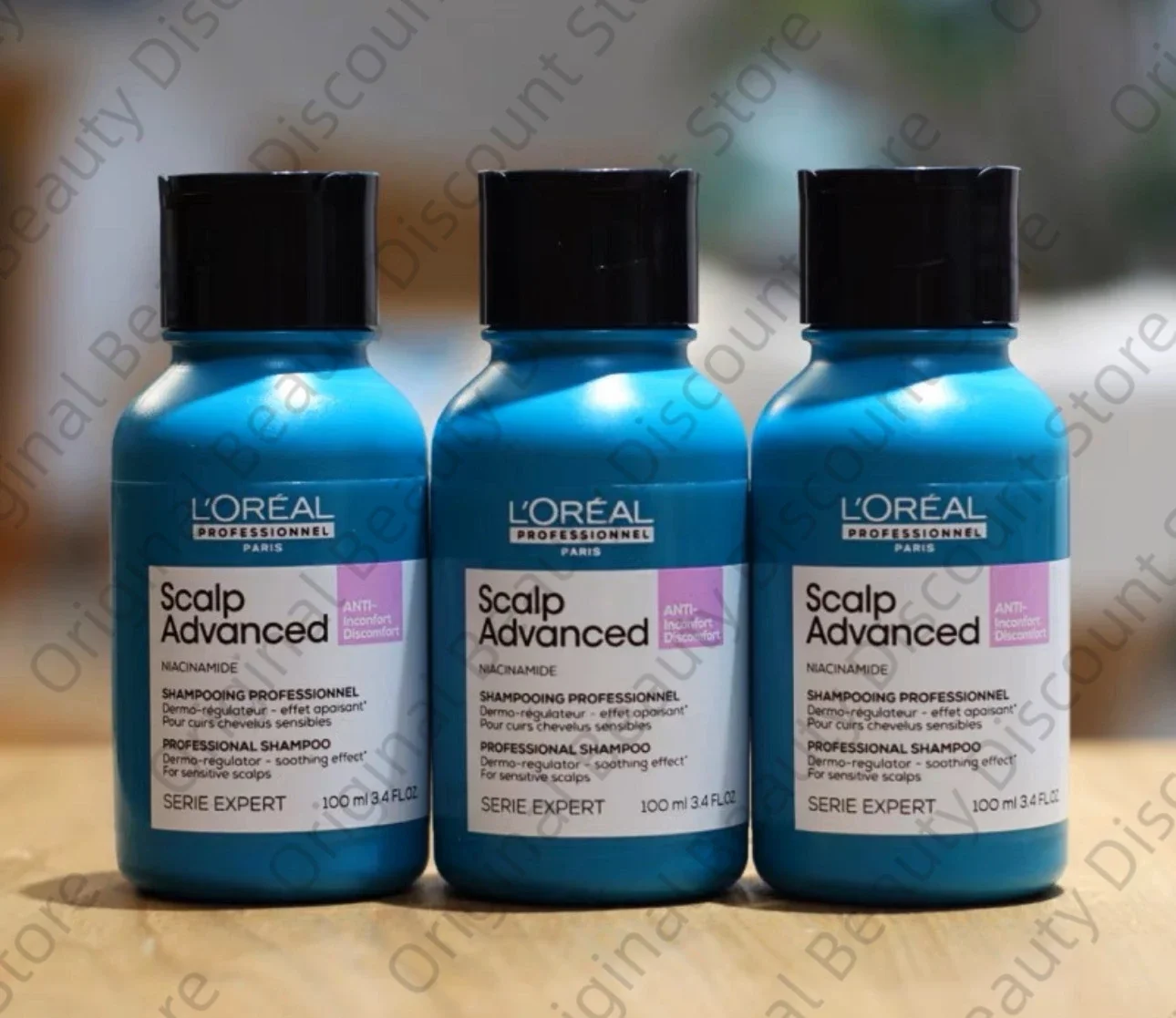 

3 шт., 100 мл * 3 'Oreal, профессиональный шампунь для волос Niacinamide для кожи головы, 300 мл