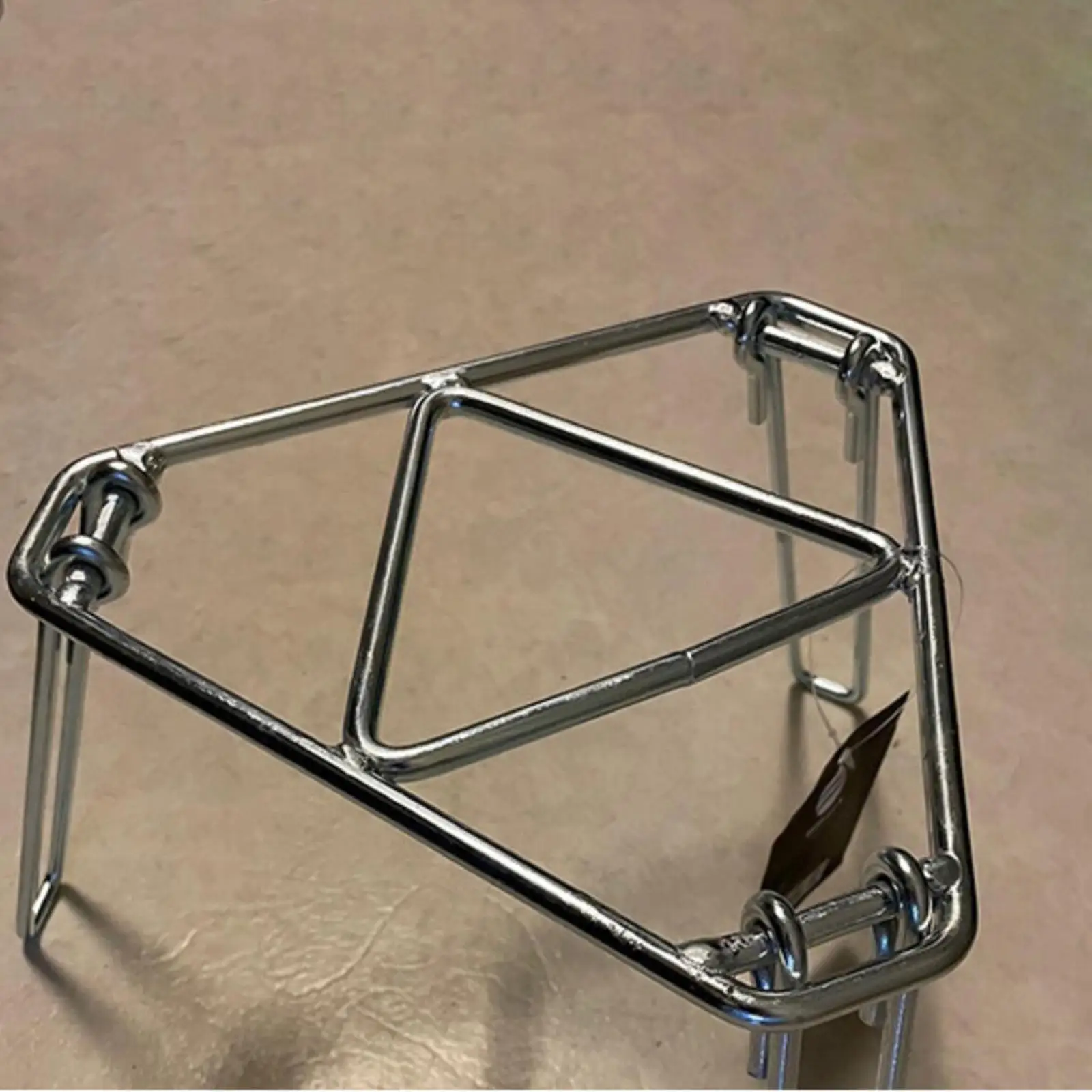 Portable Burner Stand Stove Foldable Fireplace for Garden BBQ Camping Rack