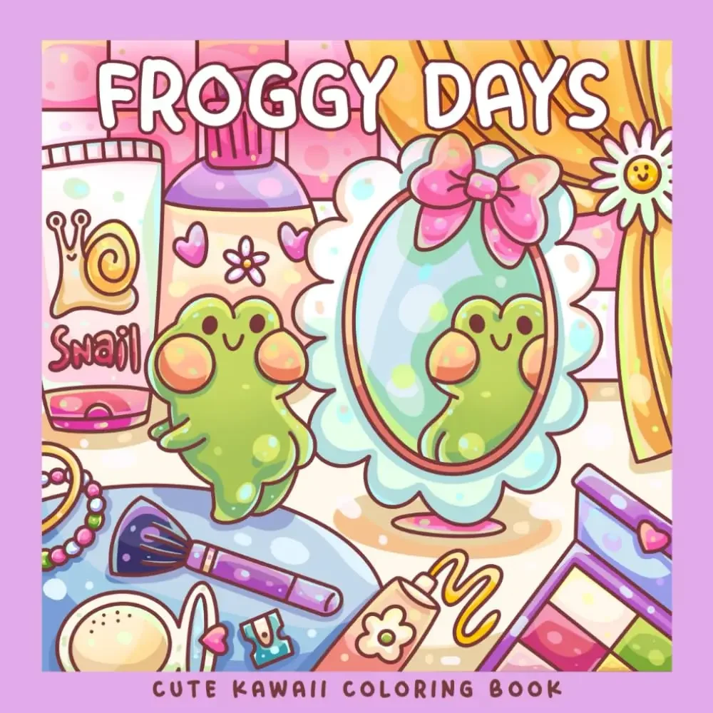 Zen Garden Coloring Escape™ 2025 - Bold Floral/Cafe Scenes with Guided Patterns | Mindfulness Art Therapy Book for Teens/Adults 2