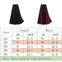 Women Medieval Vintage Ethnic Style Long Skirt Renaissance Gothic Party Costume Costume Pirate Hanging Patchwork Skirt Halloween - Image 6