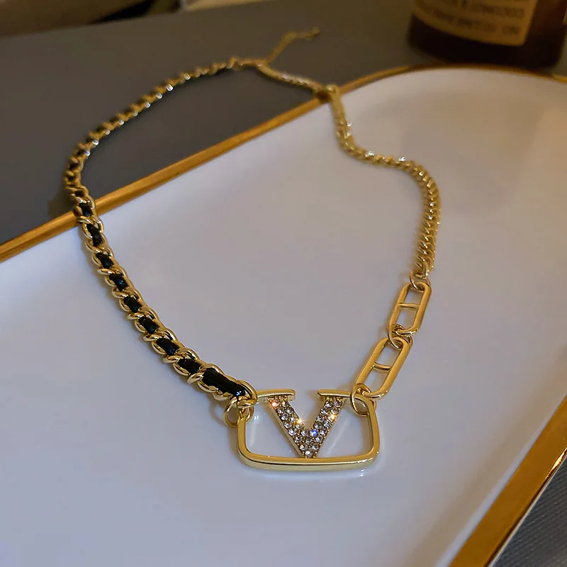 Fashion jewelry sets for women golden choker elegant necklaces luxury women's jewelry 2022 free shipping for men