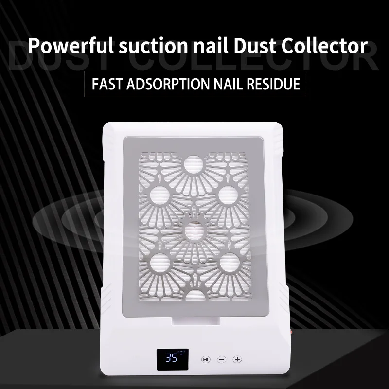 Description Picture 6 of itemPro Cordless Nail Dust Collector Vacuum extractor de polvo para unas 85W High Power Strong Suction 3500 RPM Nail Dust Cleaner