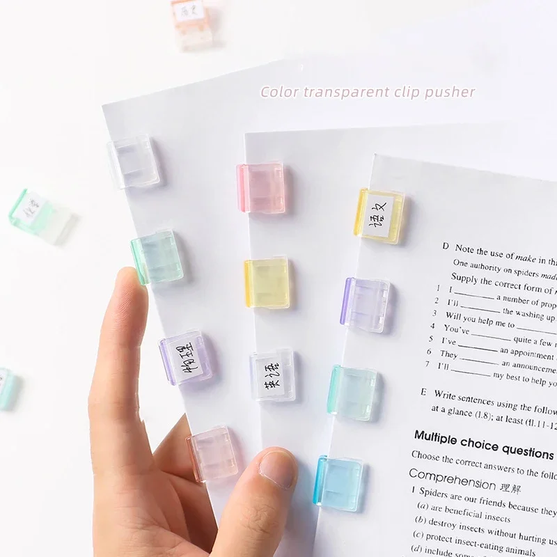 Staples Paperclips Kawaii Transparent Paper Clips 5/10pcs