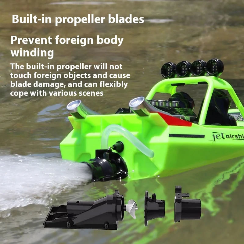Tx725 2.4g High-Speed Boat Remote Control Jet Speedboat Electric Turbojet High-Horsepower Waterproof High-Speed Boat Toys Gifts 3