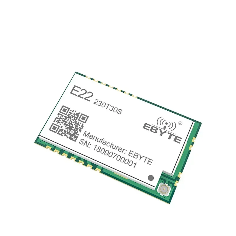 COJXU E22-230T30S LoRa 모듈, UART ISM 밴드 모듈, 무선 트랜시버 송신기, 리시버 SMD, 230Mhz, 30dBm, 10km
