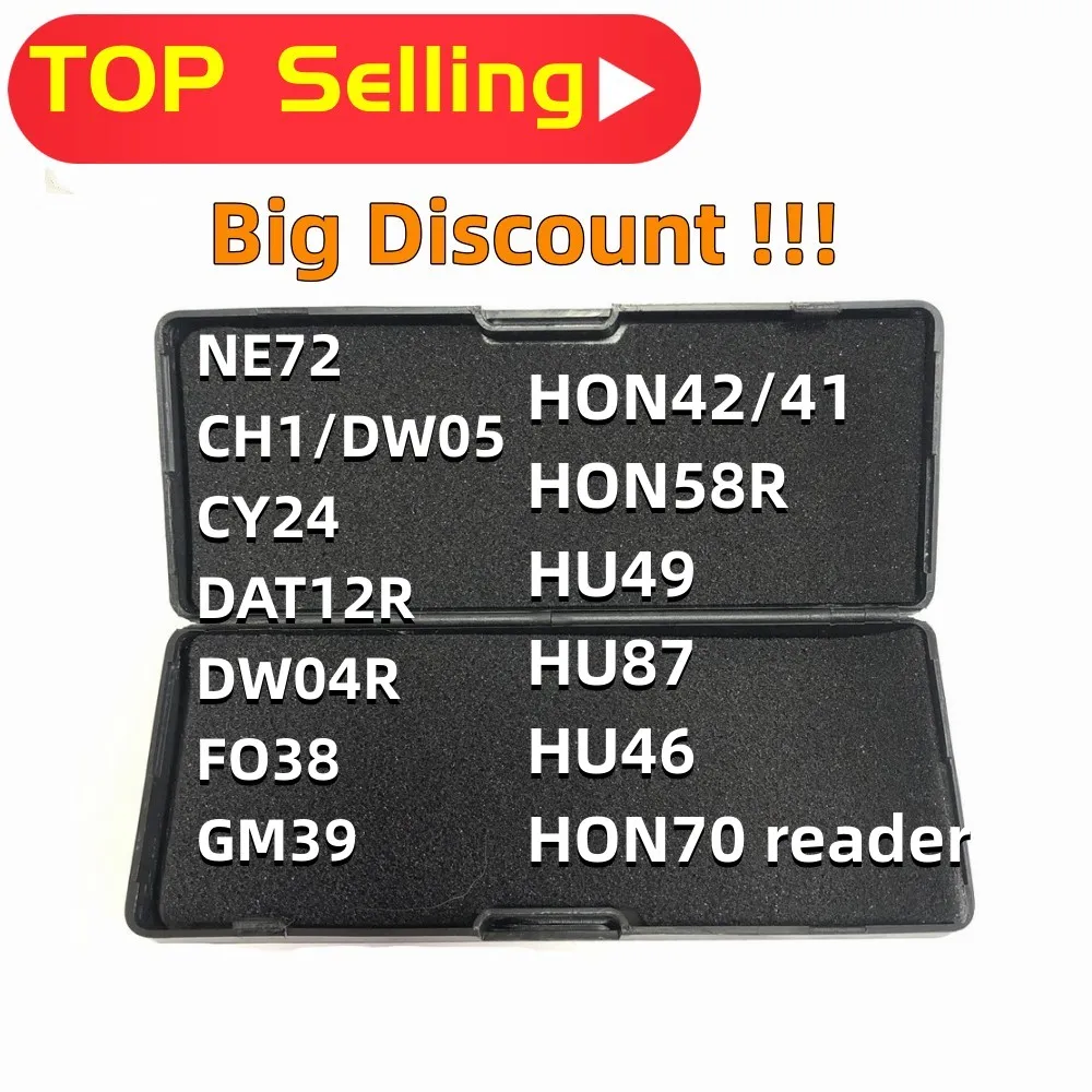 

Lishi 2 в 1 инструмент NE72 CH1/DW05 CY24 DAT12R DW04R FO38 GM39 HON42/41 HON58R HU49 HU87 HU46 HON70, лидер продаж