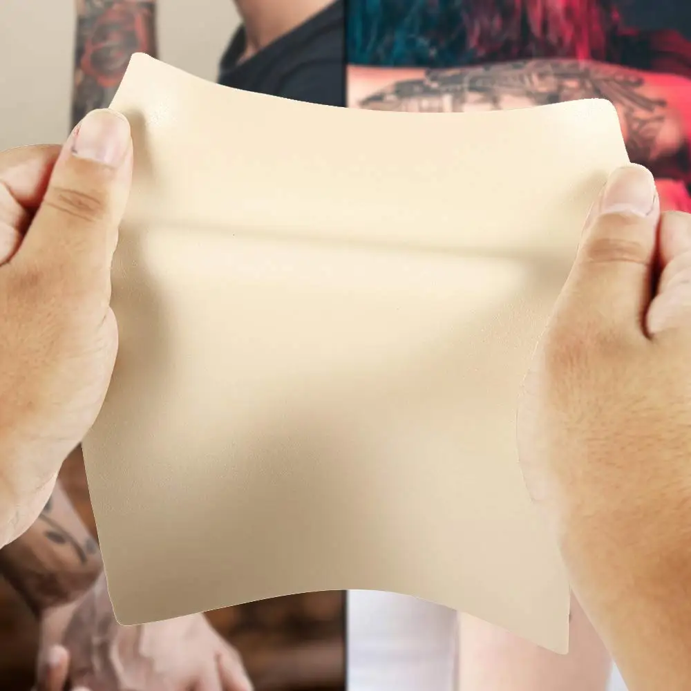 Tattoo Practice Skin Blank Tattoo Practice Skin-Autdor 5Pcs Double Sides Fake Skin Tattooing and Microblading Eyebrow Beginners 15X20cm
