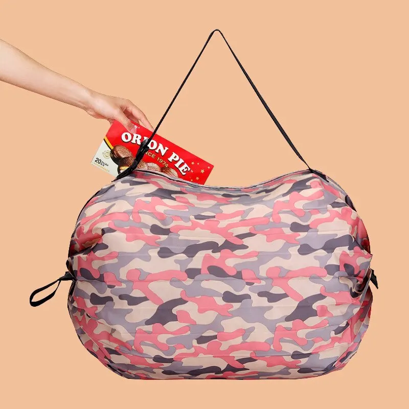 Foldable Shopping Bag Waterproof Travel Portable Storage Bag Beach Supermarket Grocery Shopping shopping bag tote bags storage bags grocery bags