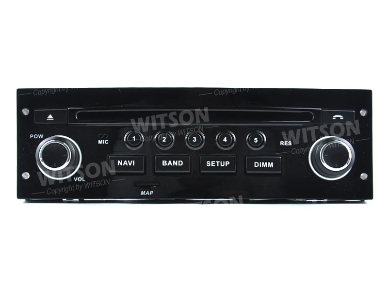 Car Radio Key Parts Dashboard Control Panel For CITROEN C4 C-Triomphe C-Quatre PEUGEOT 207 207CC 2006-2015