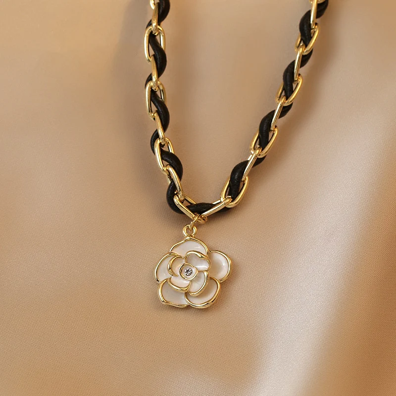 Camellia Locket Necklace