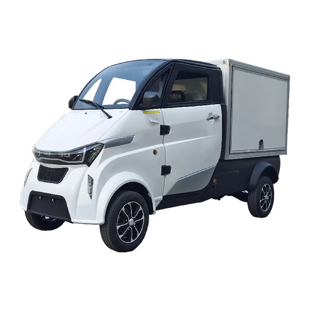 Hot Selling Lithium Battery Operated 4 Wheel Electric Cargo Truck Electric Van Electric Food Truck Electric