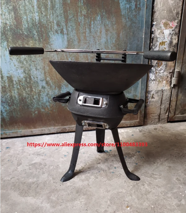 Poêle à barbecue portable en fonte et au charbon de bois, barbecue en  tissu, dessus de table, marmite, poêle chauffante, style chinois rétro,  poêle en aluminium - AliExpress