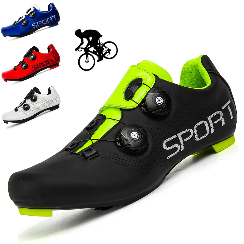 2022 New Cycling MTB Shoes with Clits Men Route Cleat Road Dirt Bike
