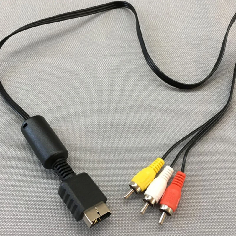 AV Video Audio Stereo Cable A/V For Playstation PS1 PS2 PS3 Sony