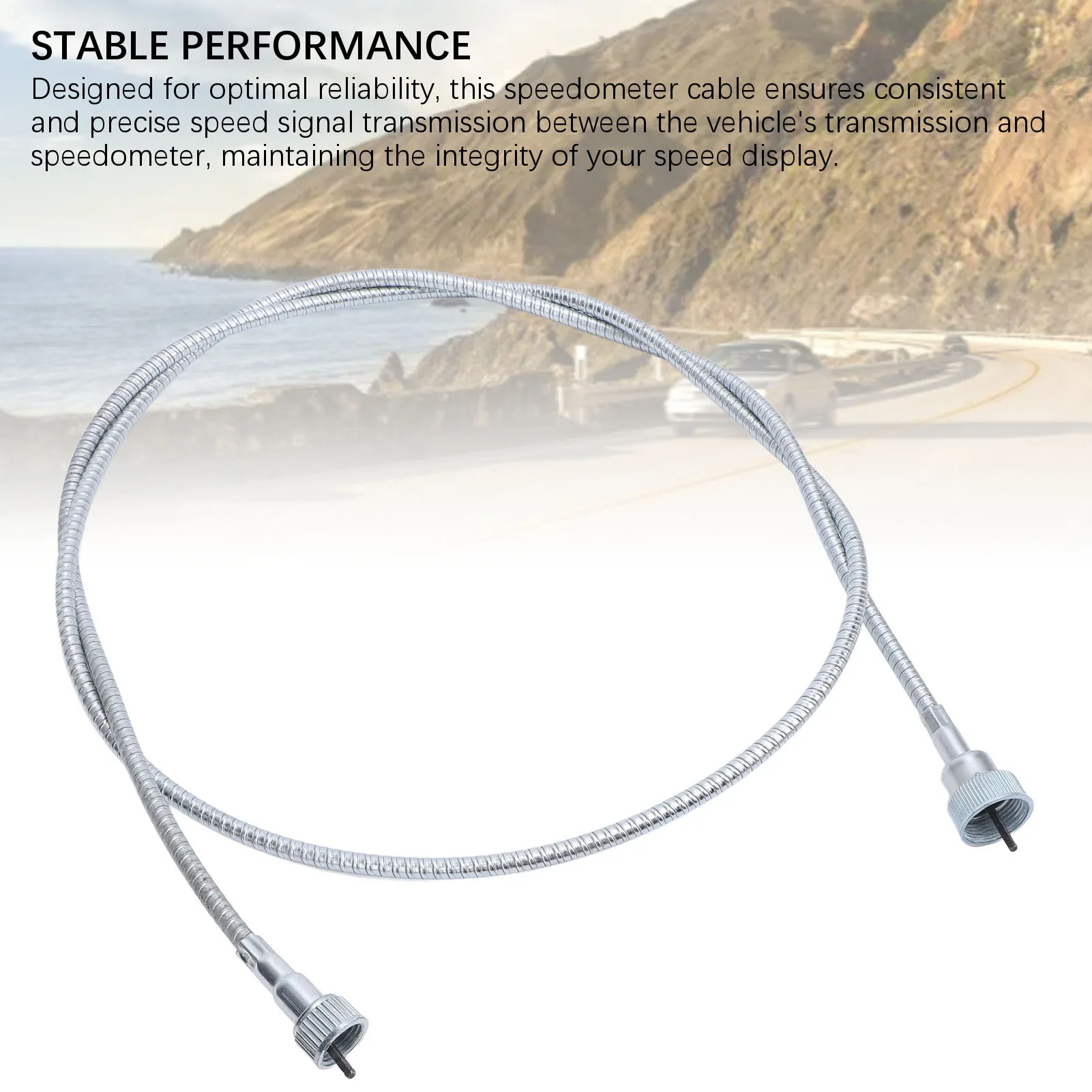 70in Truck Speedometer  Cable  Speed Signal Transfer Metal Housing 47 17260 MH Speed Gauge Cable Truck  Cable