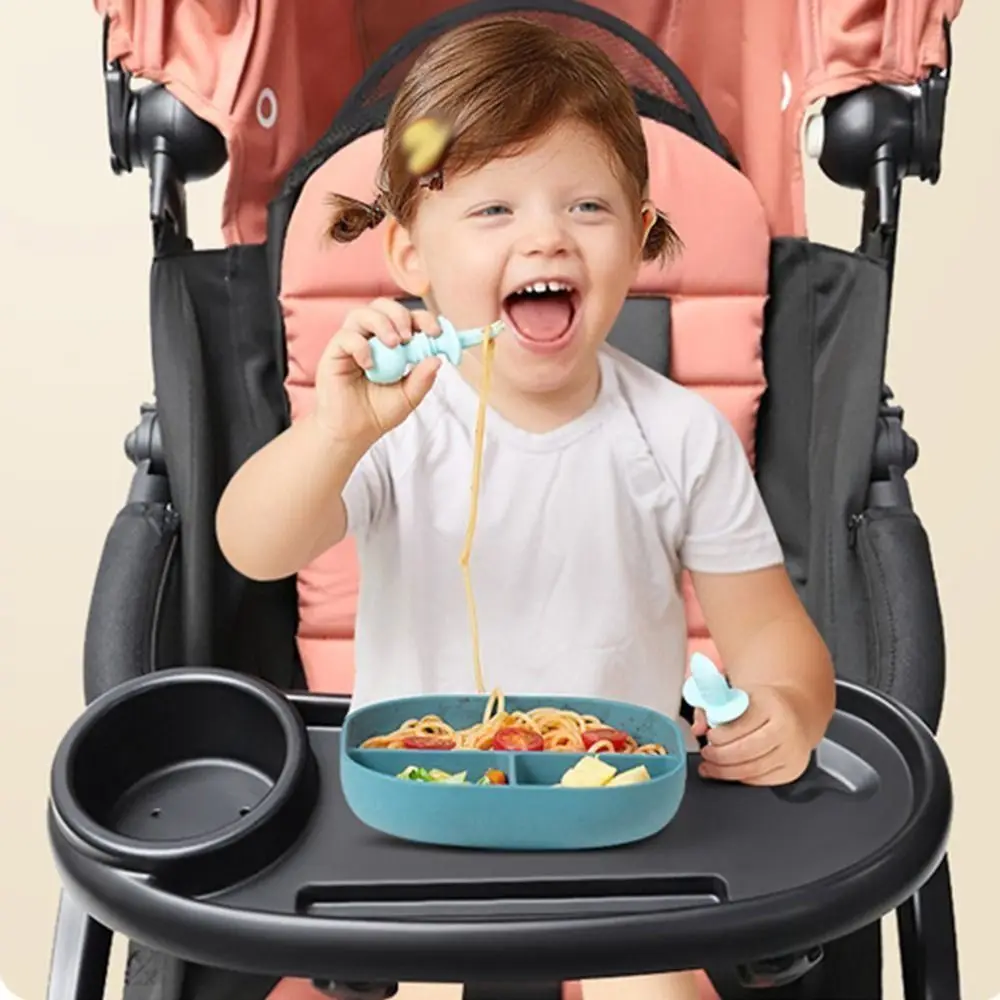 Antislip Stroller Cup Holder Detachable Practical Universal Stroller Tray Convenient Multi-purpose Pushchair Snack Table